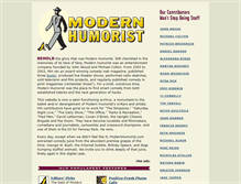Tablet Screenshot of modernhumorist.com